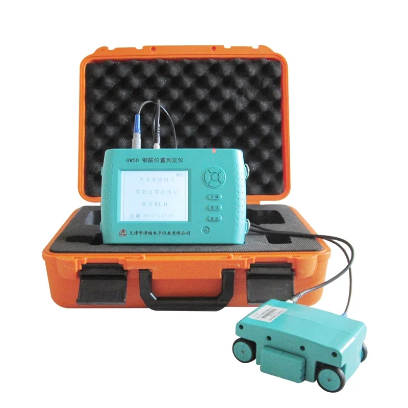 GW-50 + الماسح الضوئي المهنية عززت الصلب بار محدد تستر 6-50 مللي متر كاشف موضع حديد التسليح الخرساني #2