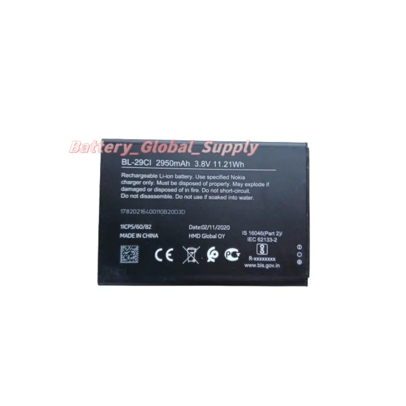 

Аккумулятор BL-29CI 3.8V 2950mAh 11.21Wh, высокое качество, быстрая доставка, 1 шт., новый.