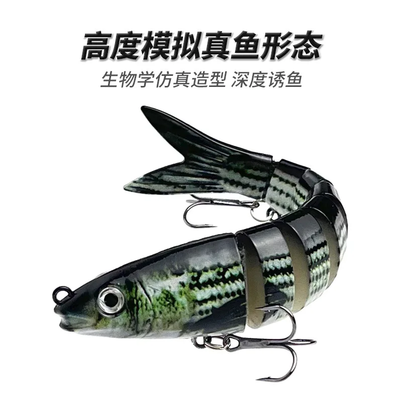 Submerged fishing bait Wobblers Pike Fishing Lures Artificial Multi Jointed Sections Artificial Hard Bait Trolling Trout Fishing