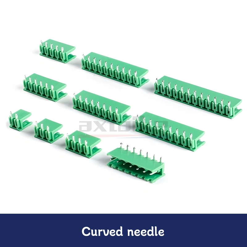 10PCS 2EDG 5,08mm KF2EDG 2P 3P 4P 5P 6/7/8Pin 10P 12P Gerade Gebogene Pin Terminal Blöcke Stecker Buchse Draht Stecker