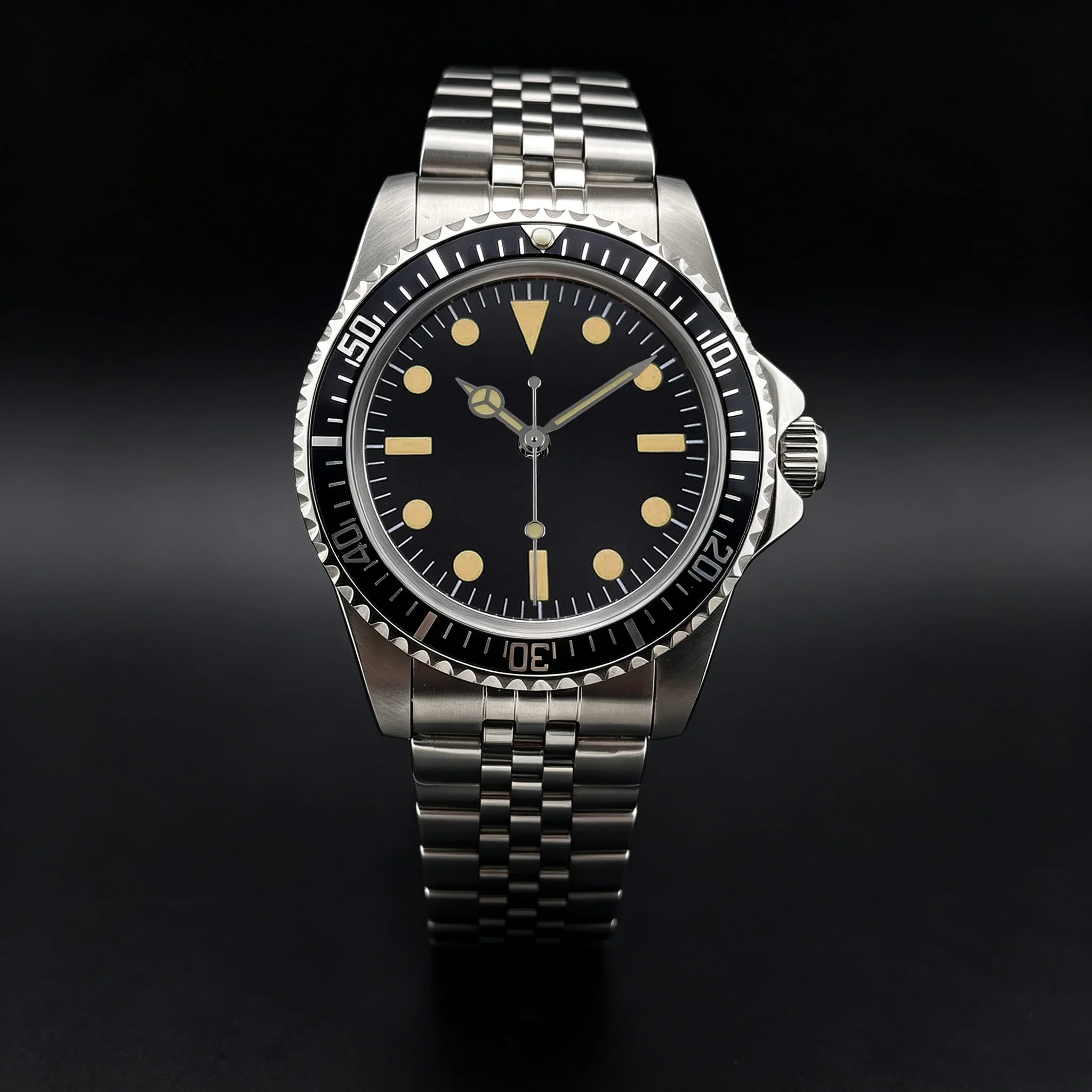 Stainless Bracelet Diver - Men's 39.5mm NH35 Diving Watch Retro