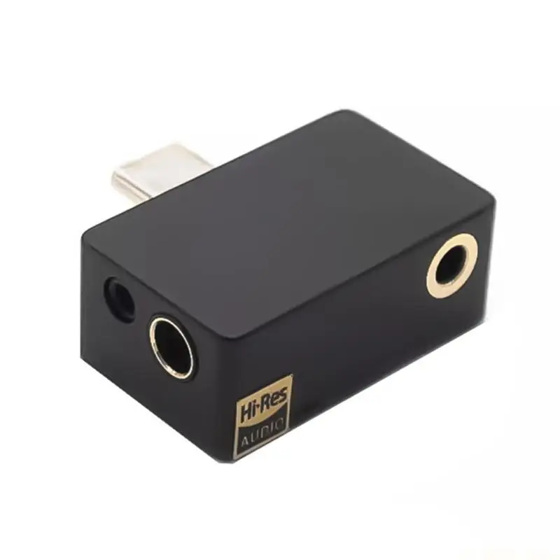 E56B Headphone Adapter Headphone Amplifiers Stereo Connection High Performances Plugs Adapters Surround Sound