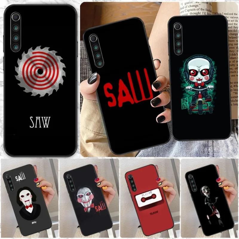 Saw Jigsaw Movie Phone Case for Xiaomi Redmi Note 11 10 9T 8 7 Pro 9 9A 9C 8 Black Soft Cover Funda Shell