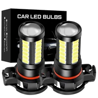 2x H16 EU 5202 PSX24W 2504 P13W PSX26W H11 H8 H16JP 9006 HB4 9005 HB4 5730 bombillas LED faros antiniebla luz de conducción de coche DC12V