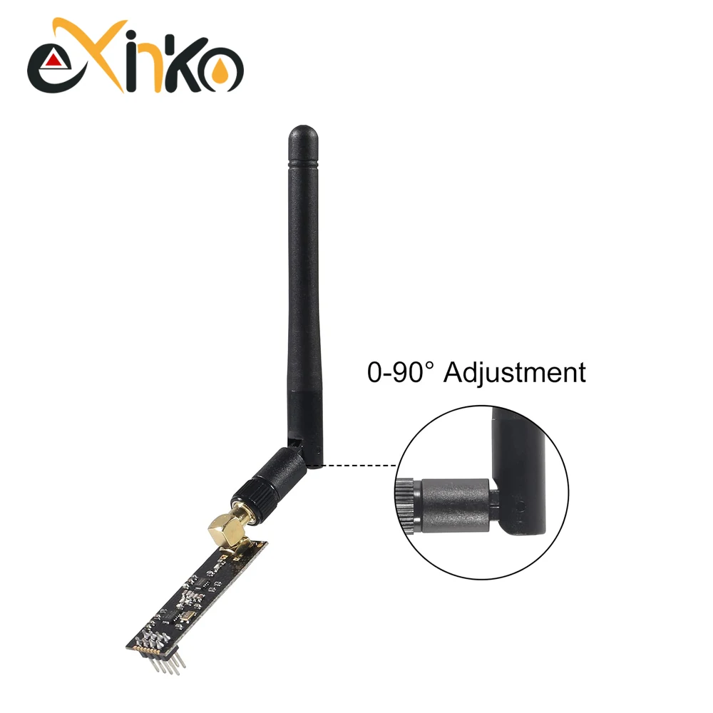 1-10PCS NRF24L01+PA+LNA 2.4G Wireless Module 1100-Meter Long-Distance With Antenna