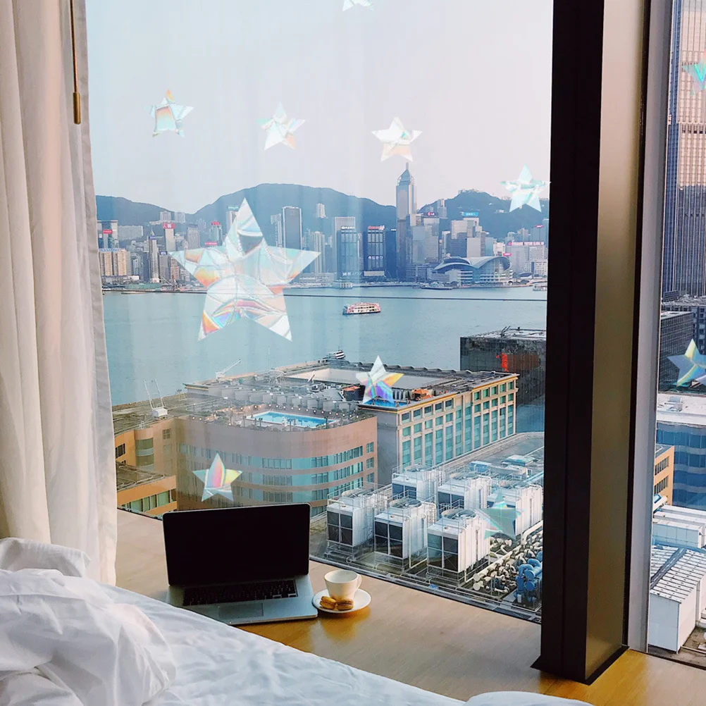 

12Pcs Removable Window Clings Anti Collision Glass Decals Static Stickers for Living Room Bedroom Bathroom Decor