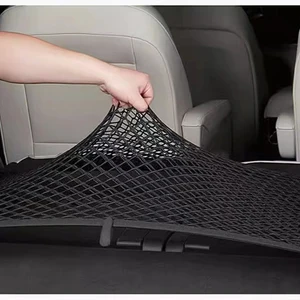 Hyundai Tucson EV NX4 2021 2022 2023 carmakers, automotive accessories, luggage bag, load organizer, nylon elastic mesh 8 Main Sales Curtain Dolly holder Tucson - №6