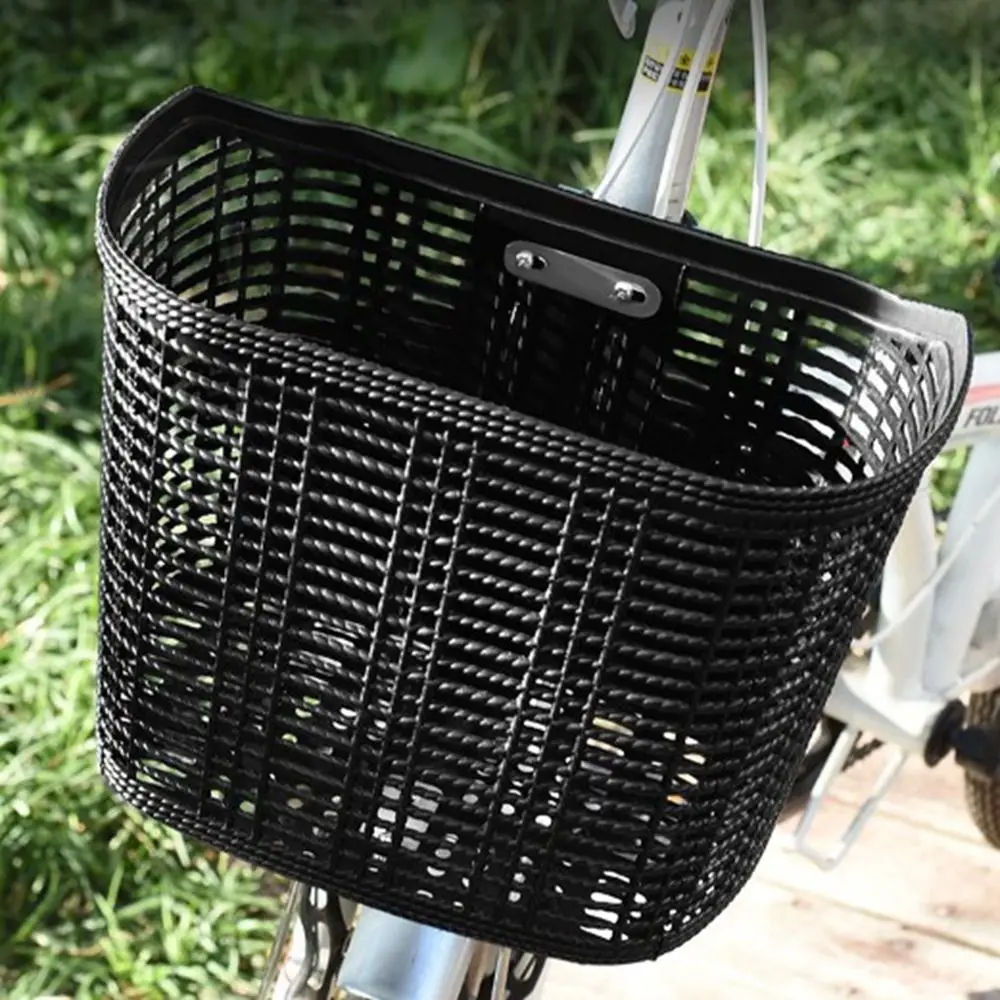 New Plastic&Steel Electric Bike Basket D-shaped 10 Styles Bicycle Food Storage Scooter Front Holder Cycling Accessories