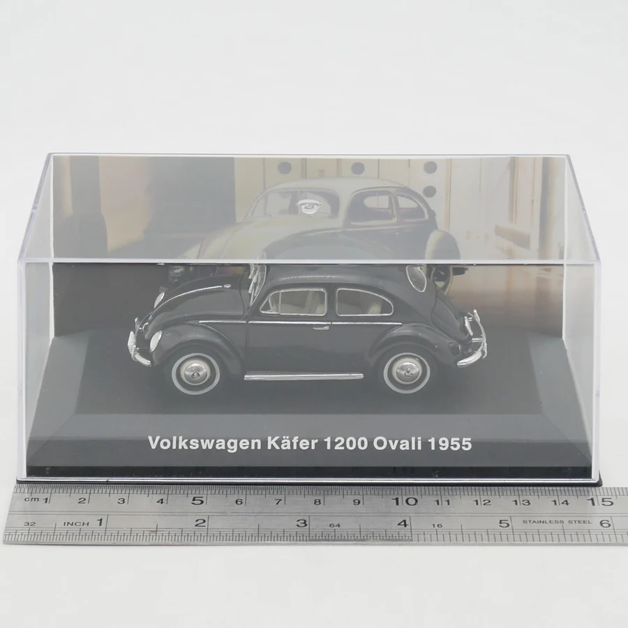 

Diecast 1:43 ixo Scale VW Kafer 1200 Ovali 1955 Alloy Car Model Collectible Toy Gift Souvenir Display Ornament