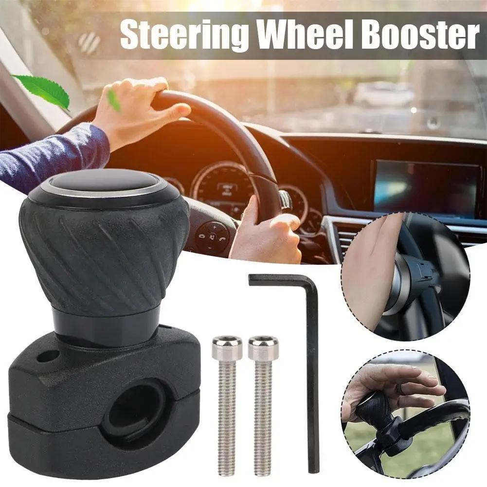 

Car Steering Saving Wheel Booster 360 Degree Spinner Knob Labor Saving Truck Tractor Forklift Grip Ball Turning Hand Control