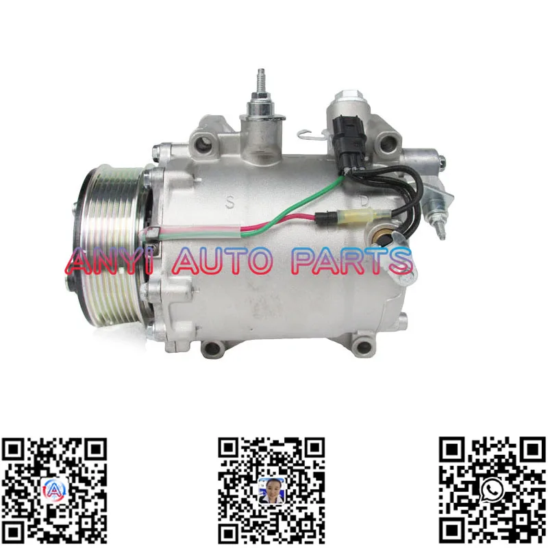 China Factory    COM014 Sanden TRSE09 auto AC Compressor for Honda CR-V CRV 2.4i Acura RDX38810RWCA03  38810RX0A01  38810RZYA01