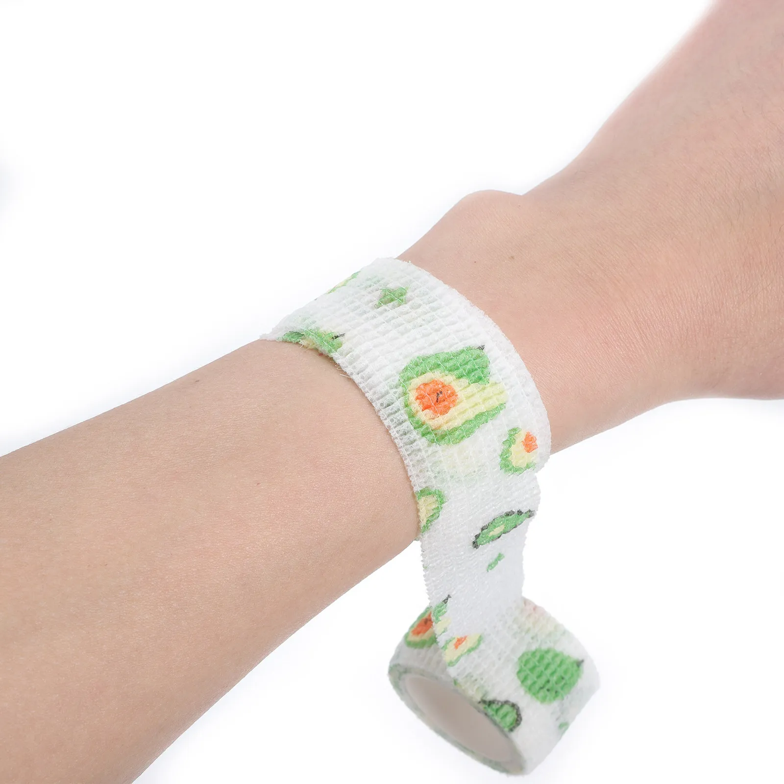 

10 рулонов эластичной ленты для татуировок на пальцах, портативная спортивная повязка, нетканая, самоклеящаяся, для защиты в спорте и здравоохранения
