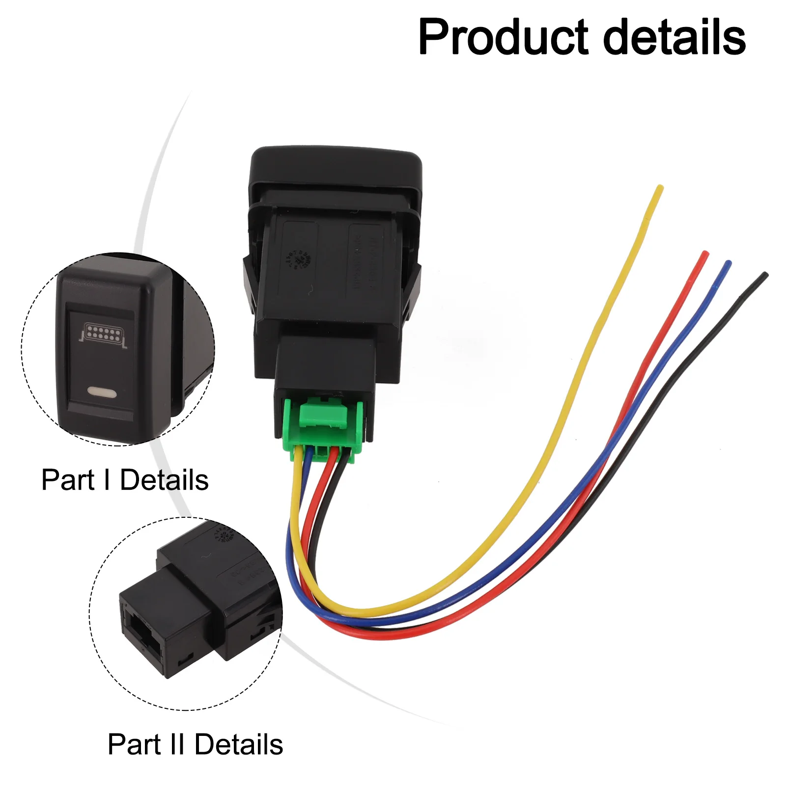 Fit For Isuzu V-Cross LED Lightbar Switch For Isuzu Amber Green LED Background Indicator Lights OEM Look And Feel 3A Current