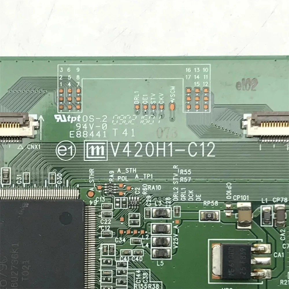 لوحة T-Con V420H1-C12 بطاقة T-Con V420H1-C12/C07 معدات العرض لوحة الاستبدال الأصلية لوحة Tcon V420H1 C12