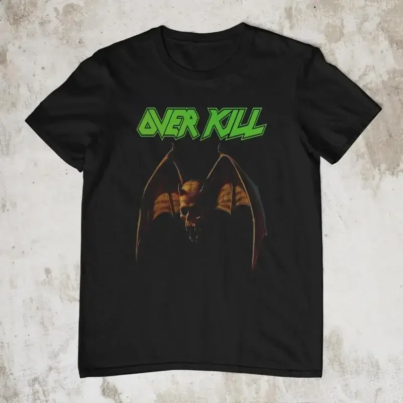 New Popular Overkill Band Black T Shirt All Size S To 5Xl