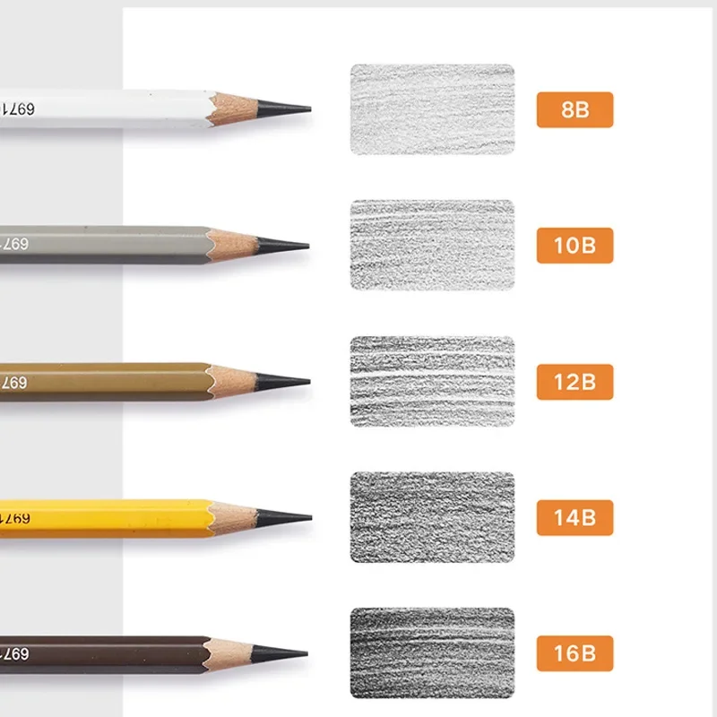 Imagem -03 - Soft Charcoal Sketching Tool Conjunto para Estudantes Exame Especial Writing Pen Art Pen para Estudantes