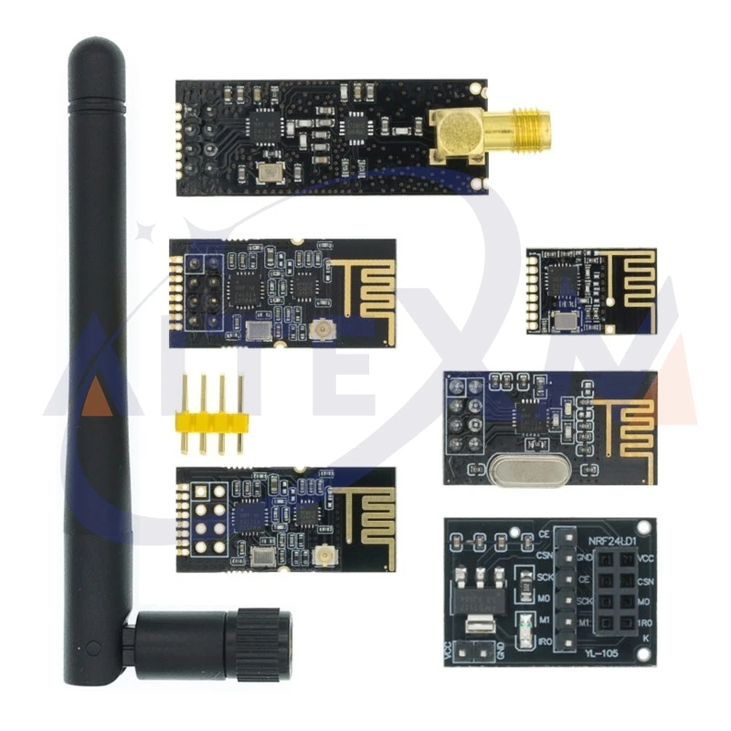 NRF24L01+ 2.4G wireless data transmission module 2.4GHz NRF24L01+PA+LNA 1000 Meters GT24 YANXD