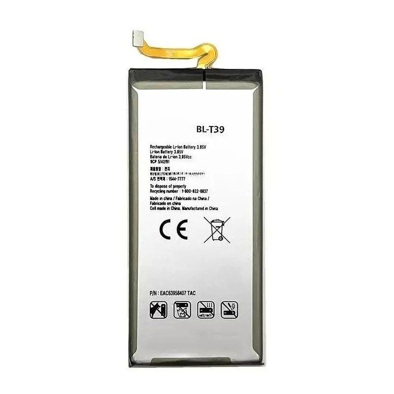BL-T39 3000mAh Suitable for LG G9 G8 G6 G5 Q6 V20 G7 ThinQ Mobile Phone Battery view 2