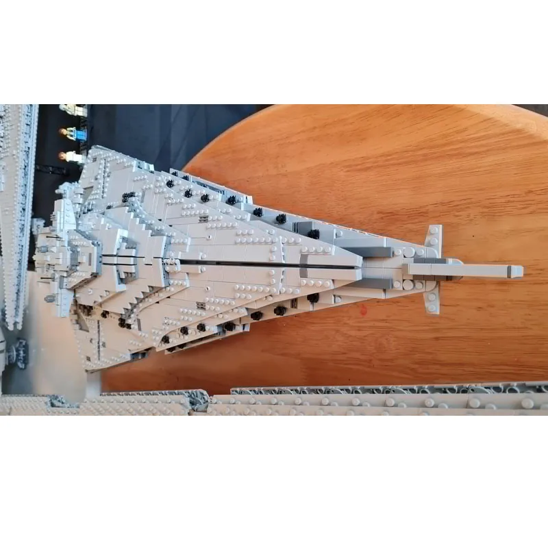 MOC-15036 película clásica transporte nave espacial bloques de construcción modelo 2461 PartsMOC creativo niños cumpleaños juguete de bloques de construcción