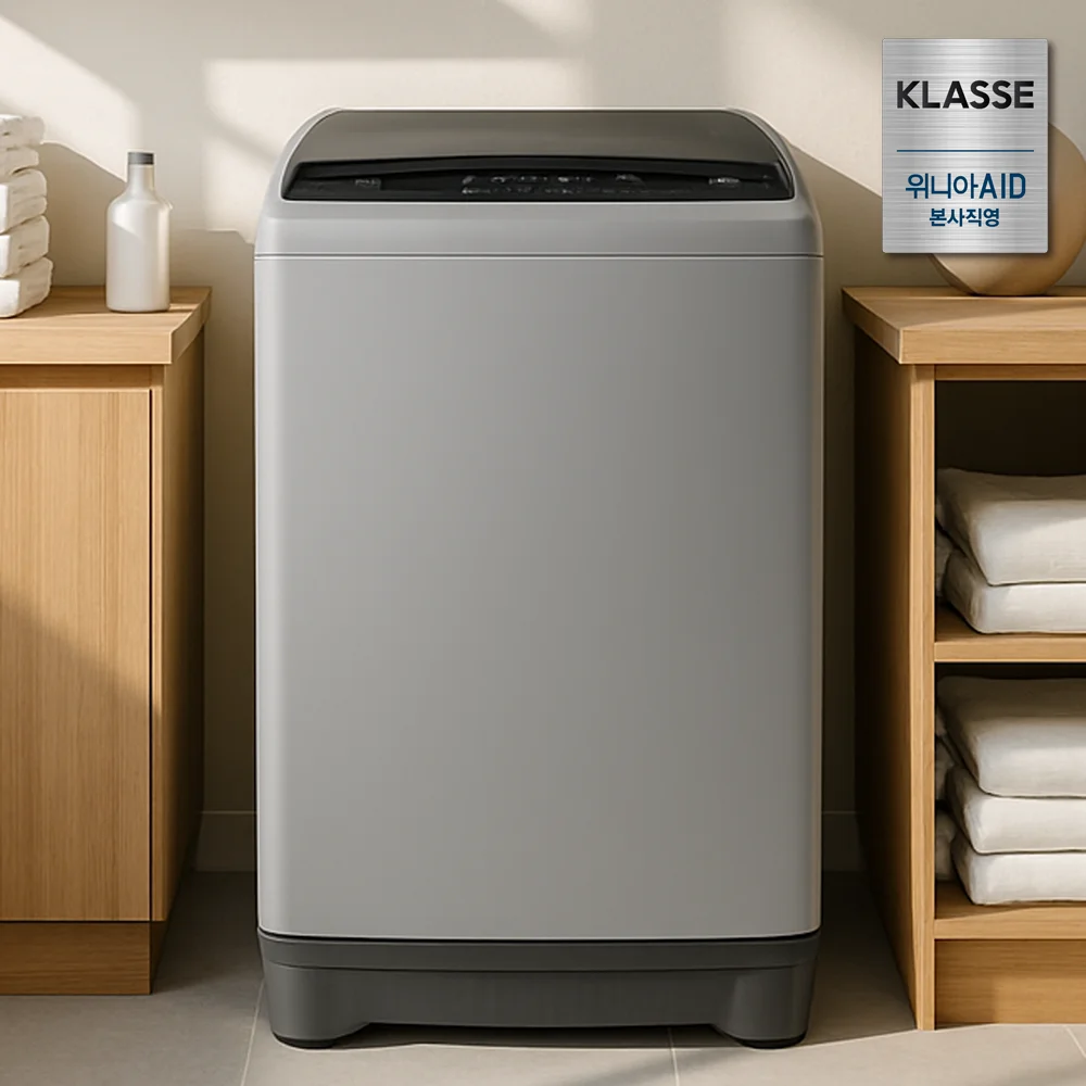 Winnia Classe Wfa916Sga(Ak) 16 kg Toplader-Waschmaschine, geeignet für Einzelzimmer, Bürowohner, geräuscharm