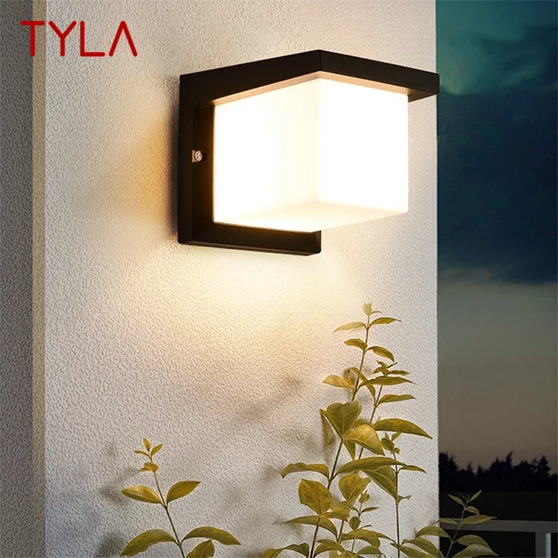 

TYLA Contemporary LED Outdoor Wall Lamps Electric Simplicity Waterproof Balcony Hallway Courtyard Villa Gate Hotel