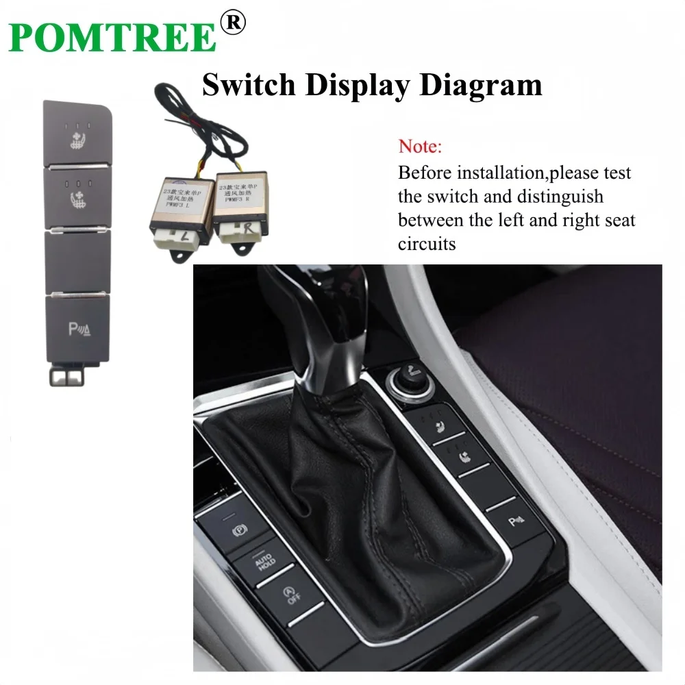 Built-in Car Seat Ventilation Cooling And Heating System Kit Fit For Volkswagen Bora 2023,Comfortable Driving In All Seasons