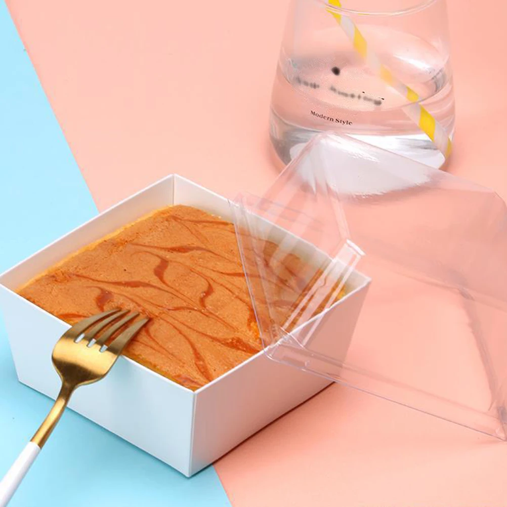 

Cake Box Serving Paper Food Baking Bakery Packing Boxes Container Dessert Biscuits