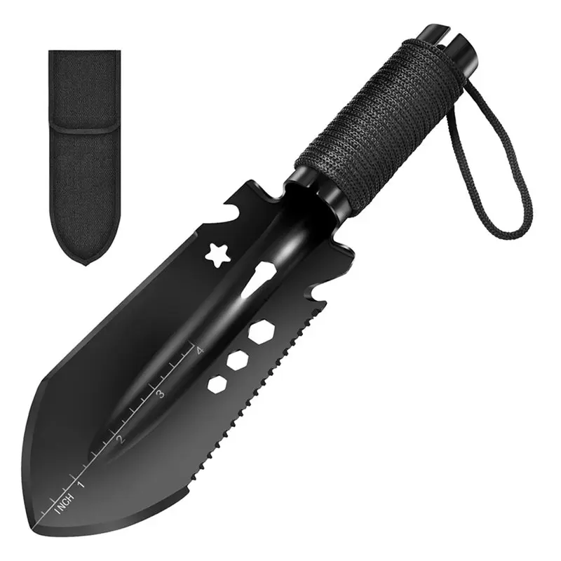 

Мини-лопатка LLCS, портативная сверхлегкая маленькая лопатка для кемпинга с сумкой для переноски, для садоводства и кемпинга