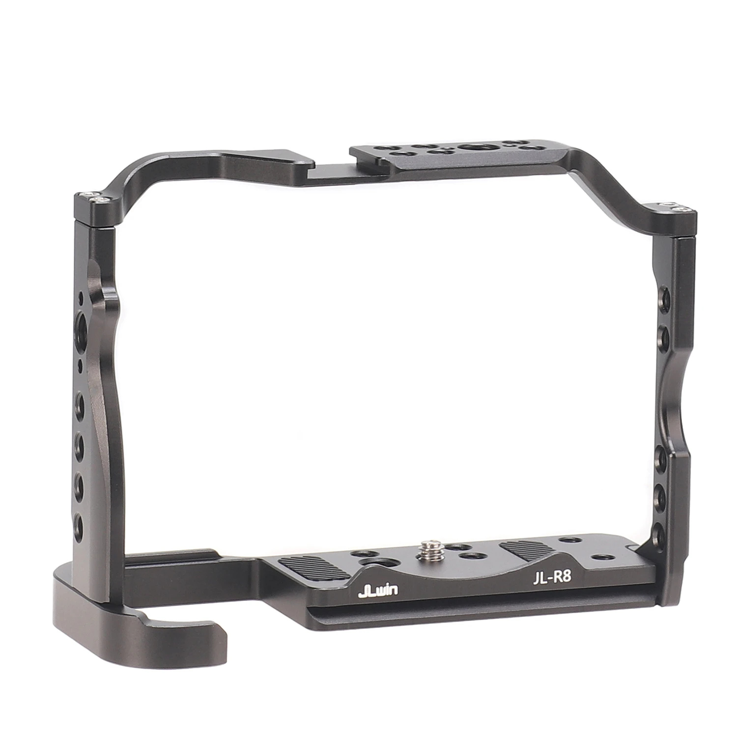 Camera Cage for Canon EOS R8 Rabbit Case Aluminum Alloy Extension Full Frame with Cold Shoe Mount for Microphone Led Light