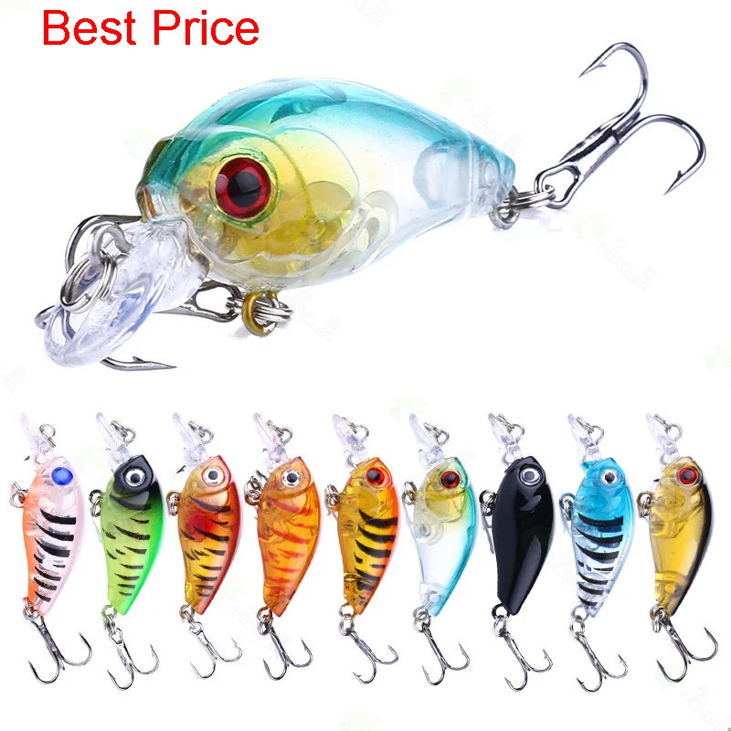 200Pcs Fish Bait Fake Bait Rock Little Fatty 4g Mini Cocky Mouth White Bass Rock Road Sub Bait