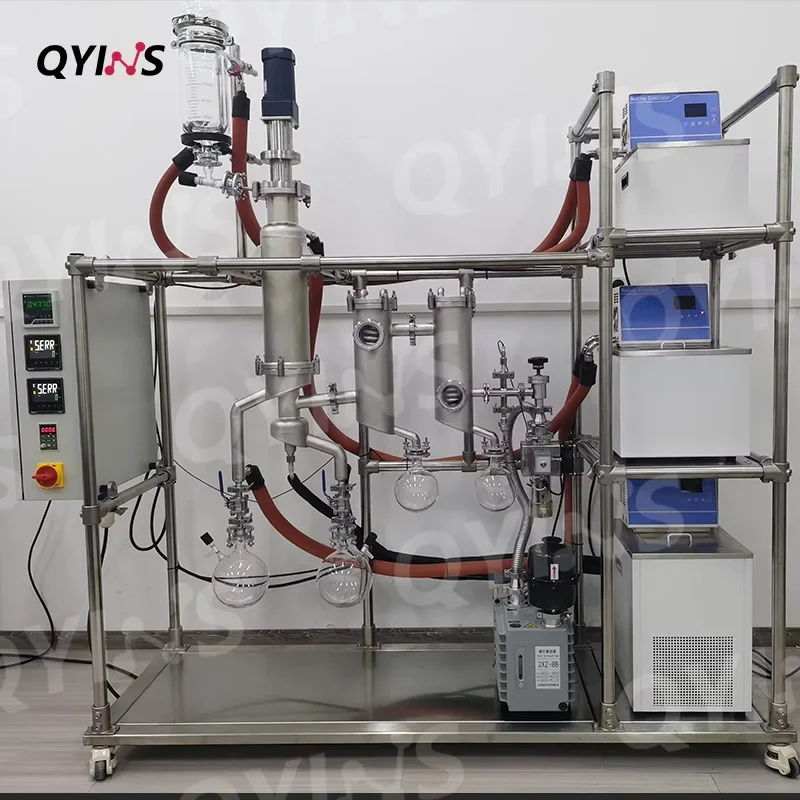 Distillation equipment essential oil distiller glass short path molecular distillation  wholesale