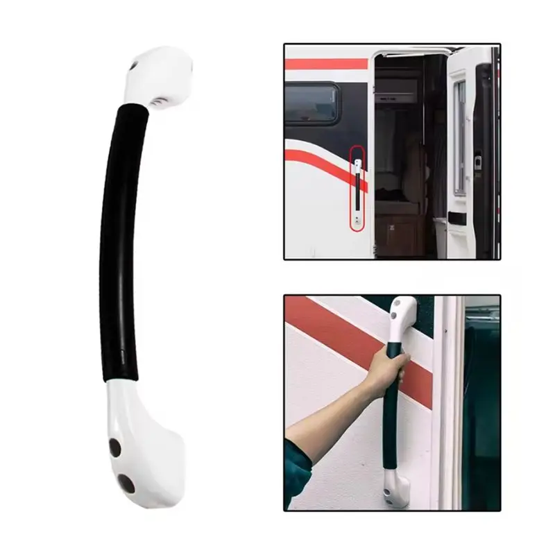 RV Handles Door Replacement For Motor Home RV Trailer Caravan Accessories Grab Handlebar Trailer Handlebar Length 472Mm-X67A