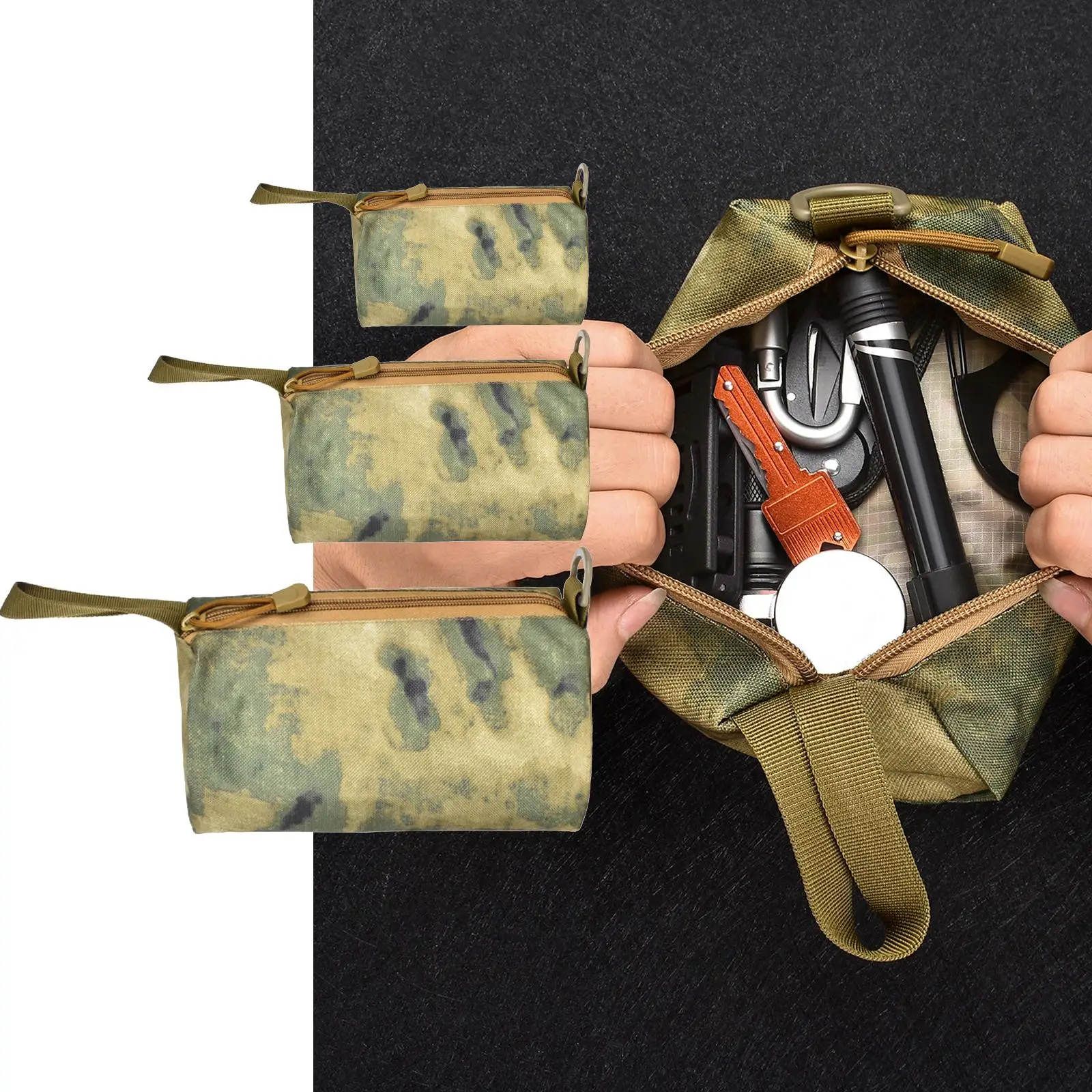 600 Cloth Storage Bag, Coin Pouch for Hunting Survival Trekking