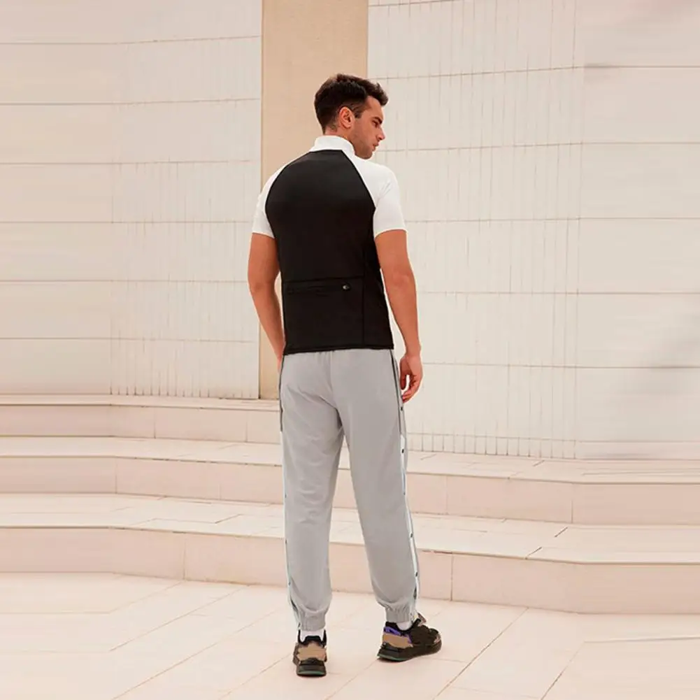 

Мужские брюки Мужские брюки на боковых пуговицах Мужские повседневные спортивные штаны с эластичной резинкой на талии и боковыми карманами на пуговицах Удобные для активного отдыха