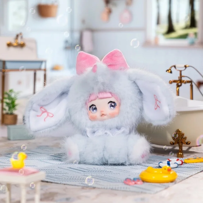 Nommi Sitting Zoo Series Blind Box Vinyl Doll Cute Trendy Toy Decor Nommi Mystery Box Bag Keychain Kids Xmas Birthday Gift