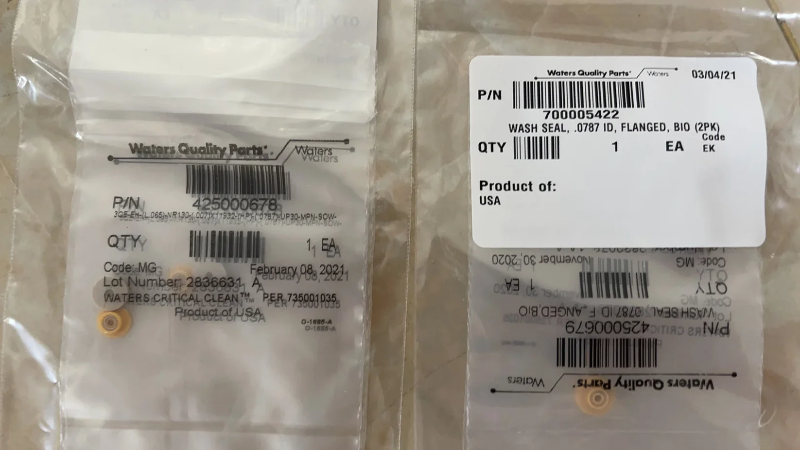 Waters Seal 700005422 2/Pack 700005422 Original Promotion