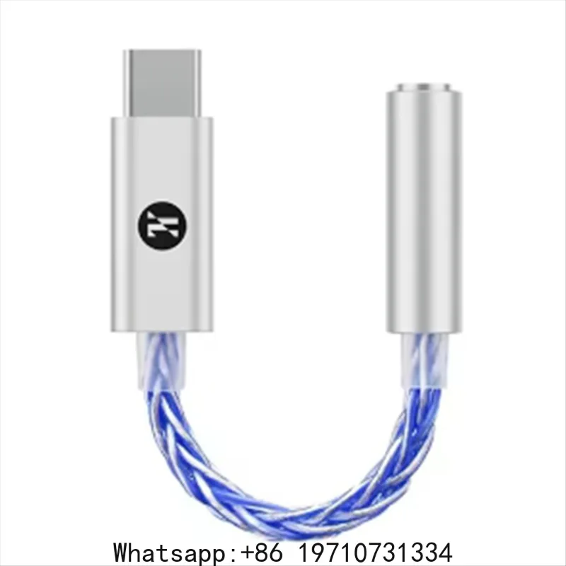 NEW JCALLY JM6 Pro Type-C to 3.5mm CX31993 Digital Audio Portable Decoding Amp Hifi DAC Mobile Headset USB JM11 Blue