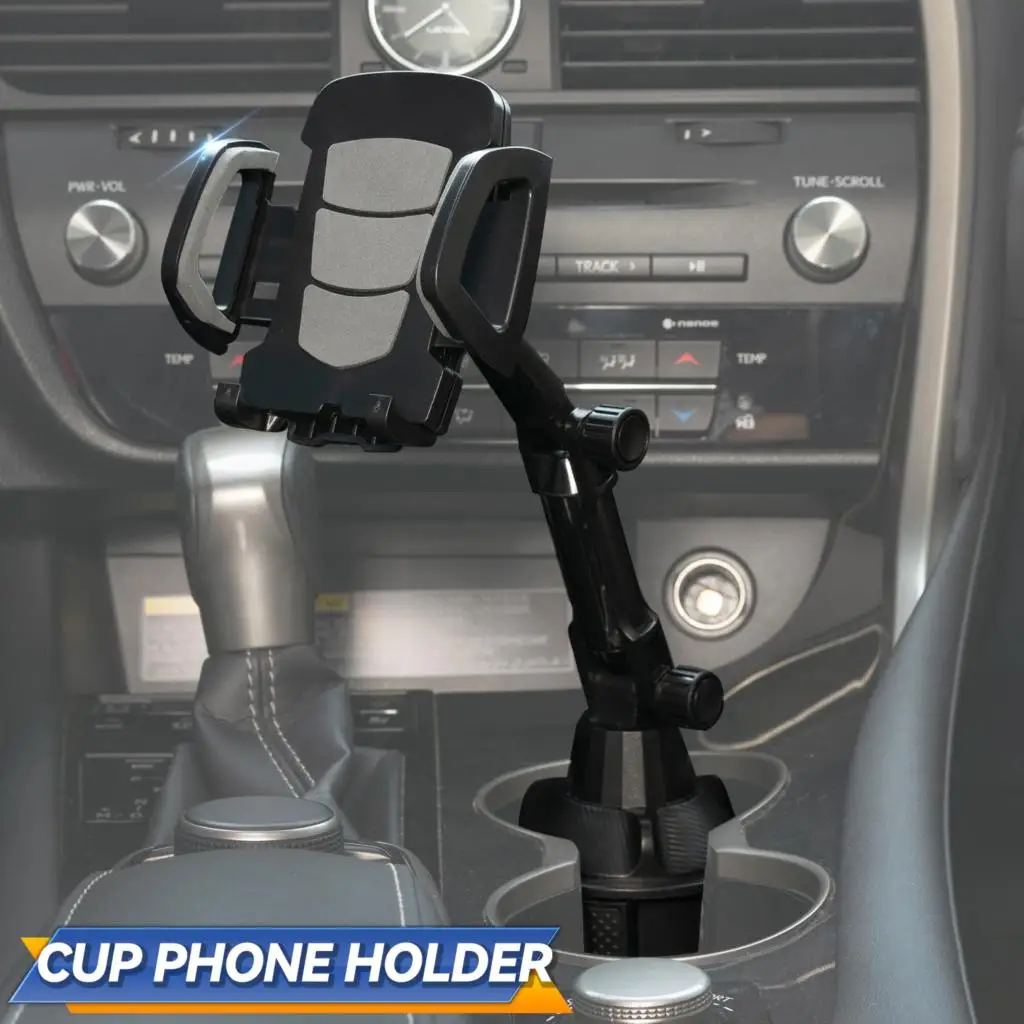 Mobile Phone Holder Mounts 360° for Cellphone GPS Car Drink Holder Stand Cup Bracket Support Mounts Auto Interior Accessories