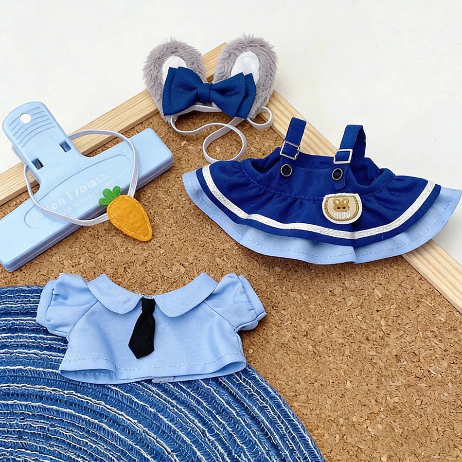 15-17 cm Für Labubu Puppe Nick Wilde Judy Hopps Polizist Tier Cosplay Puppen Kleidung Zubehör Outfit Kleidung geschenk – Detail 20