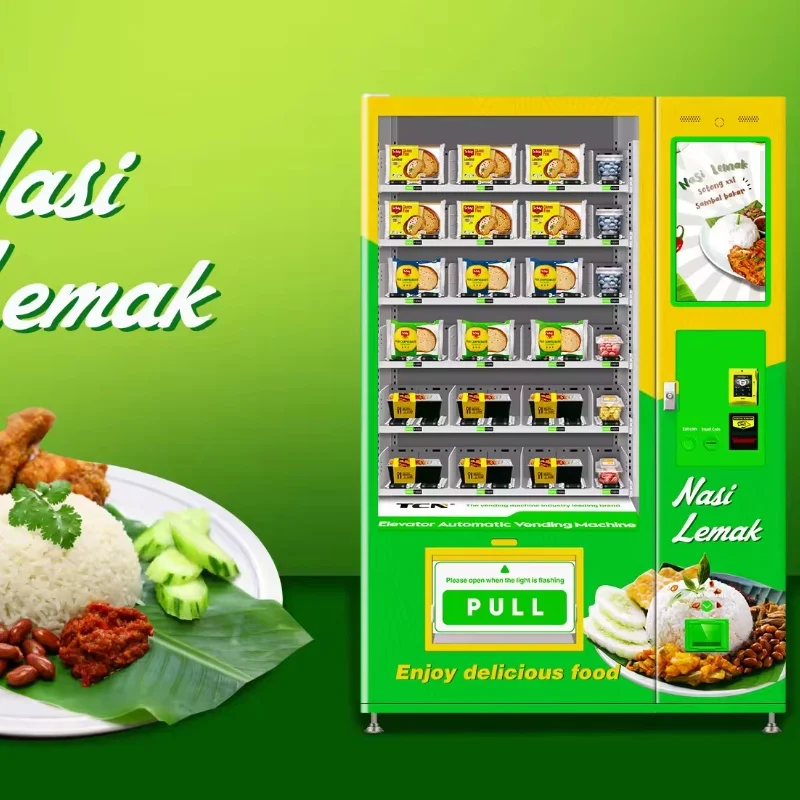 Hot Food Vending Machine For Sale Green Vending Machine Export Malaysia Elevator Factory Price