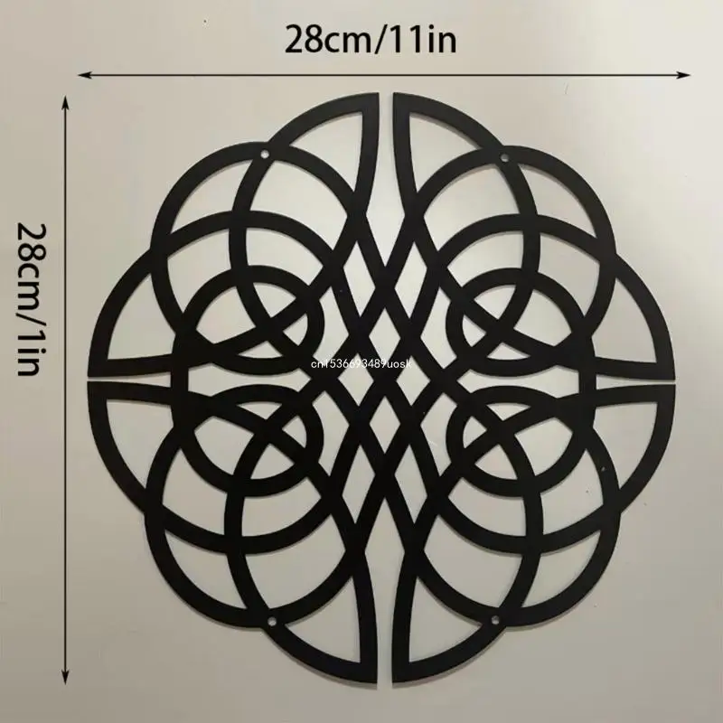 Металлический круглый CelticKnot Wall Art Минималистский художественный современный подвесной настенный декор