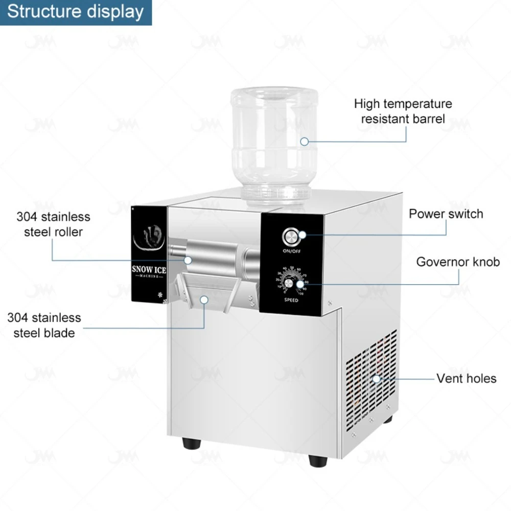 

【HOT】Ice Su Machine Milk Snow Slices Ice Cream Razor Machine Snowflake Ice Machine