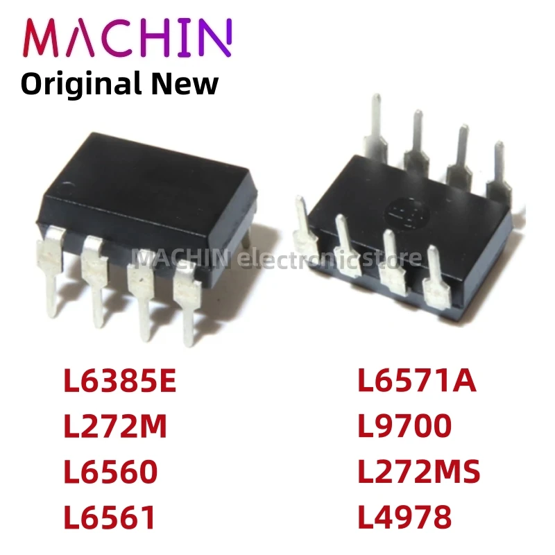 1pcs L6385E L272M L6560 L6561 L6571A L9700 L272MS L4978 DIP-8 Power Management Chip DIP8