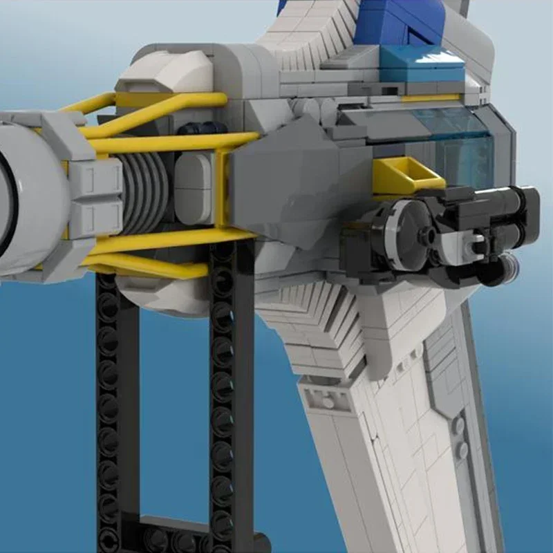 宇宙軍事モデル Moc ビルディングレンガ銀河 Volkite 宇宙船技術ブロックギフトクリスマスおもちゃ DIY セットアセンブリ