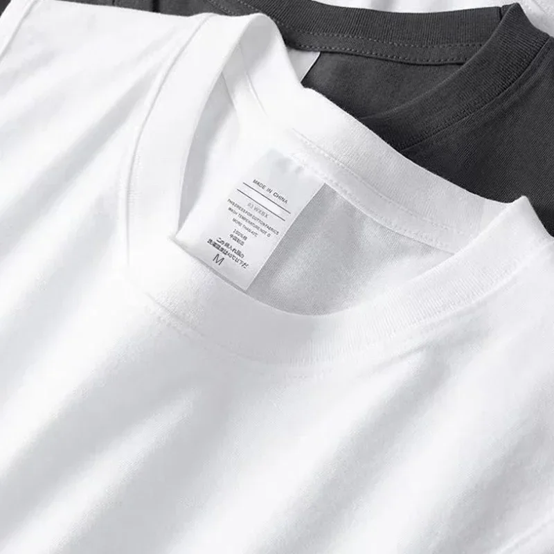 Camisetas sin mangas básicas de verano para hombre, 100% algodón, negro, blanco, gris