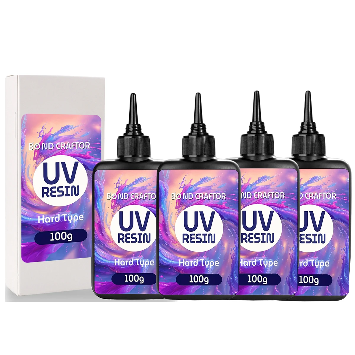 

УФ-смола, быстроотверждаемая прозрачная эпоксидная смола (жесткий тип) для изготовления ювелирных наборов