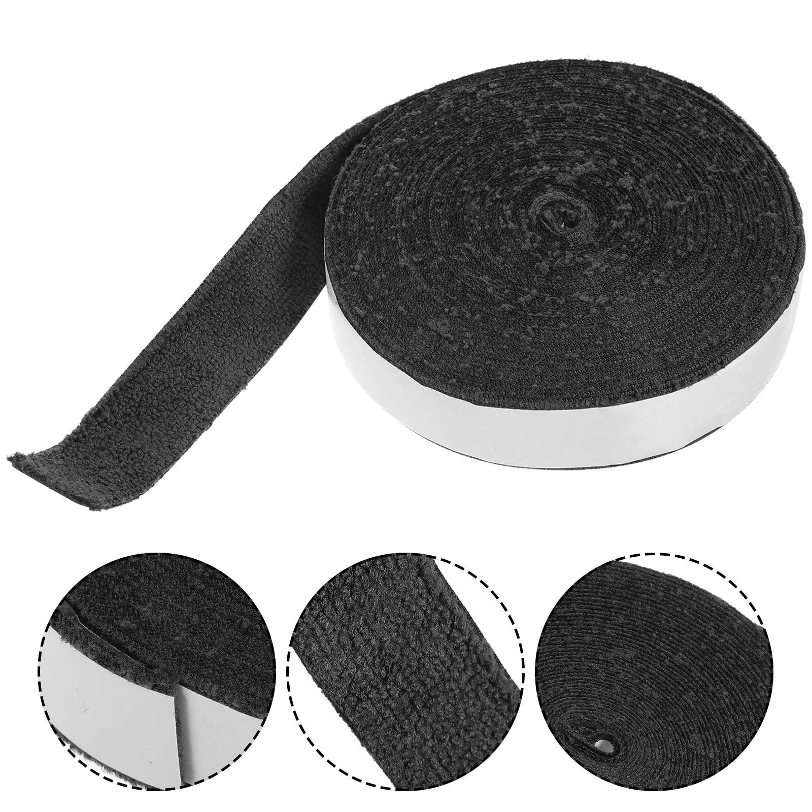 

Racket Tape Anti-slip Sweat Belt Badminton Racquet Wraps Grip for Handles Black