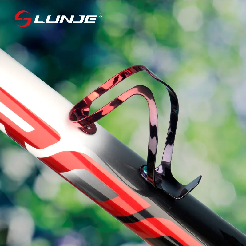 Ultralight Bicycle Water Bottle Cage Aluminum Alloy Water Bottle Holder Colorful Cycling Bottle Bracket Bicycle Accessories