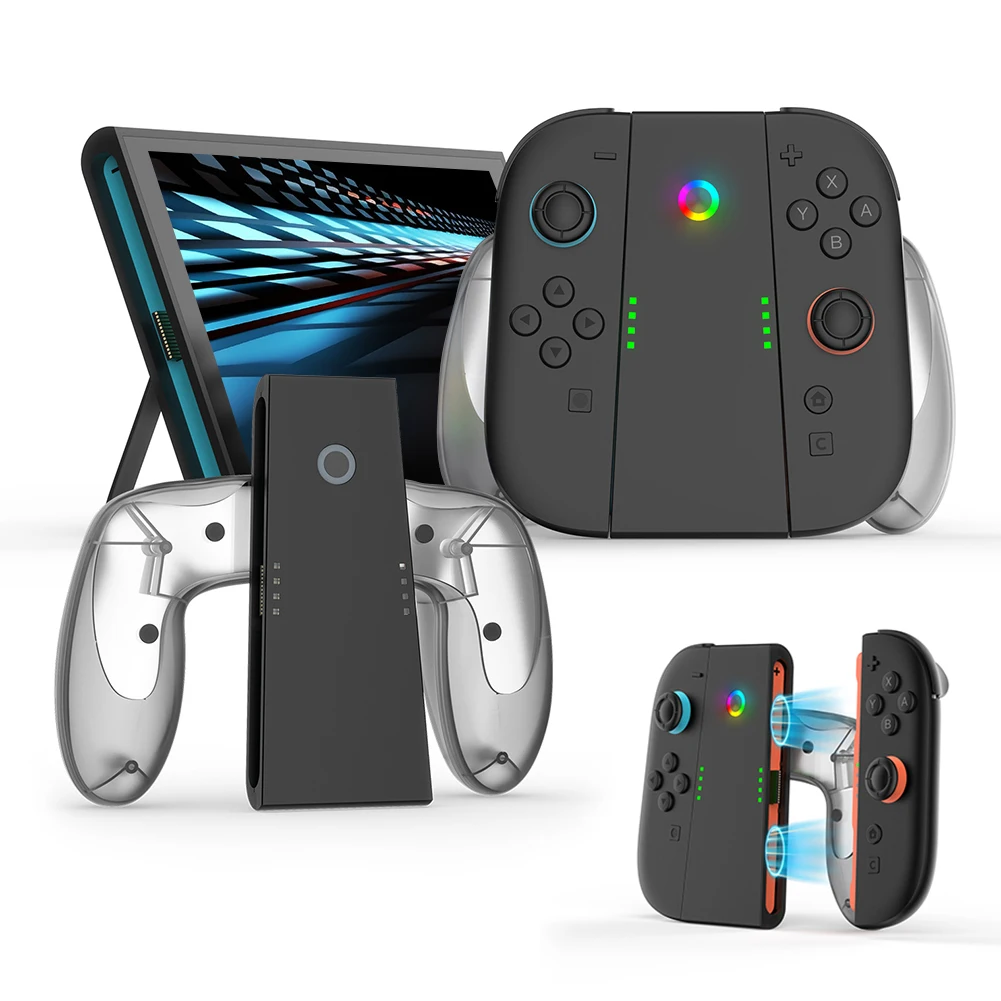 

Charging Grip for NS2 Portable Handle Charger Dock ABS Gamepad Support Bracket Wear Resist Handle Bracket Stand Game Accessories