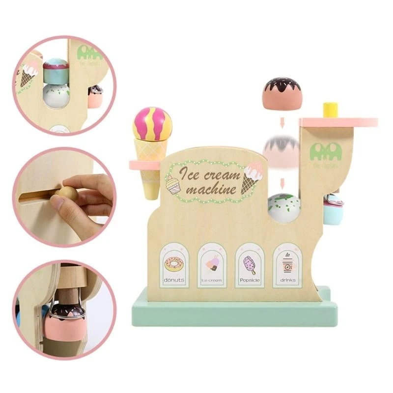 Ice Cream Machine Toy Ice Cream Math Toy Parent-child Toy Early Educational Toy 15UB